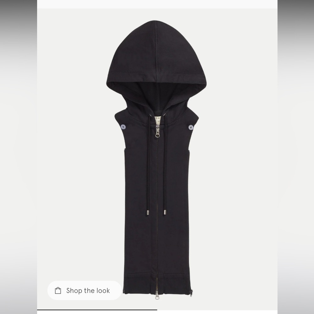 Veronica Beard Black Hooded Dickey fits size 16-24